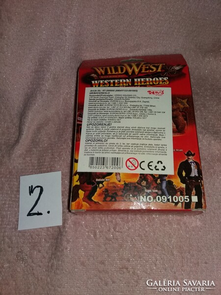 MINŐSÉGI CHAP-MEI WESTERN INDIÁN játék figura 12 cm dobozával BONTATLAN a képek szerint  2.