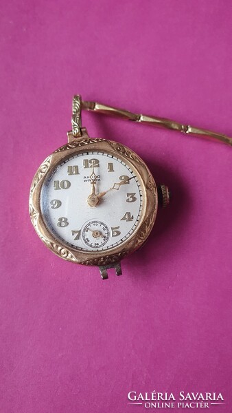 Antik 14K rózsaarany női karóra Amilo Watch