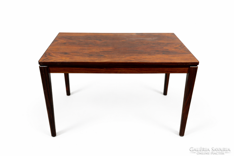 Mid-century modern kisasztal / dohányzóasztal – rózsafa furnér