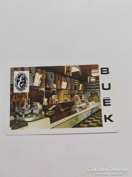 HEVES MEGYEI ÉLELMISZER  KISKERESKEDELMI VÁLLALAT 1976. évi  kártyanaptár