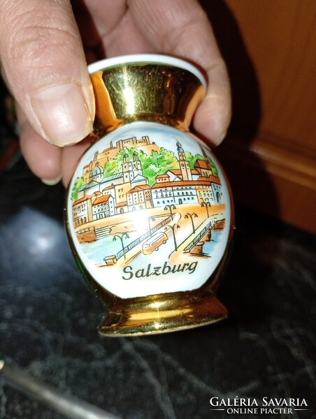 Plankemhammer Bavaria porcelán kisváza, 8.Sok Aukció és Akciók Vegye Vigye Gyűjtemény