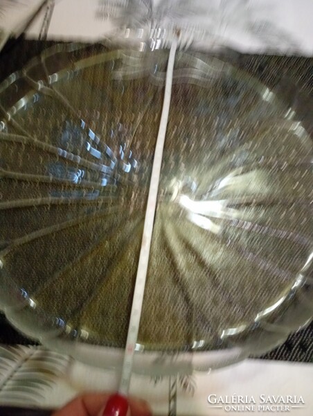 Art Deco stílusú üveg kínáló.Sok Aukció és Akciók Vegye Vigye Gyűjtemény