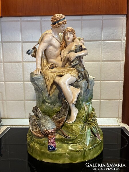 Matalmas majolika dísztárgy