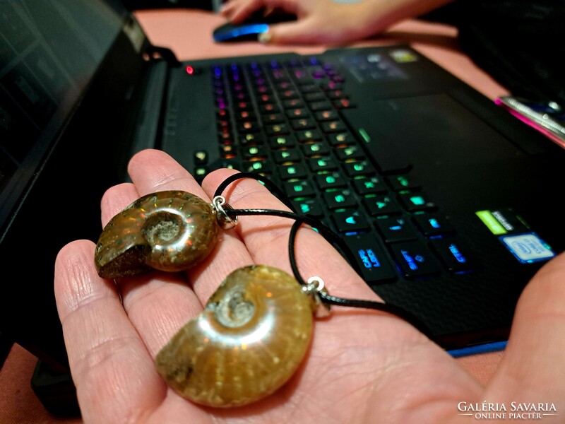 Kuriózum! Madagaszkári ammonitesz medálok