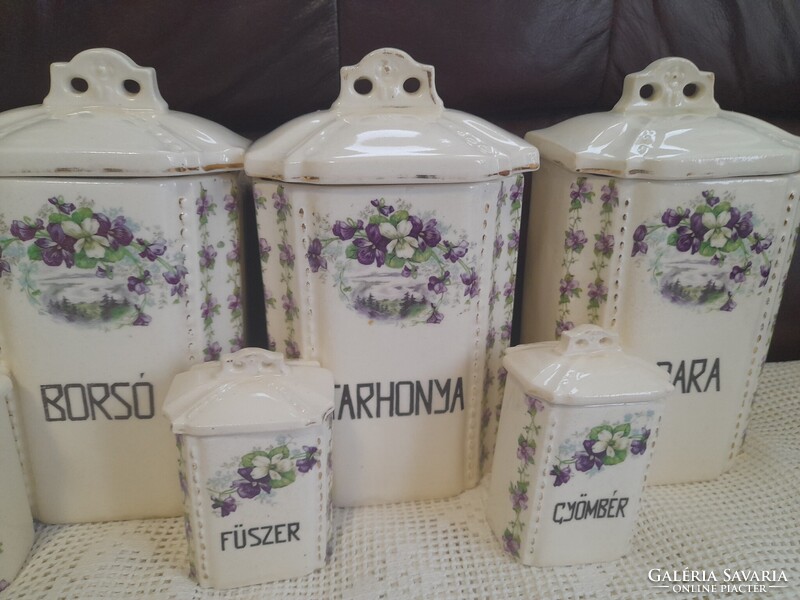 Grell ibolyás fűszertartók