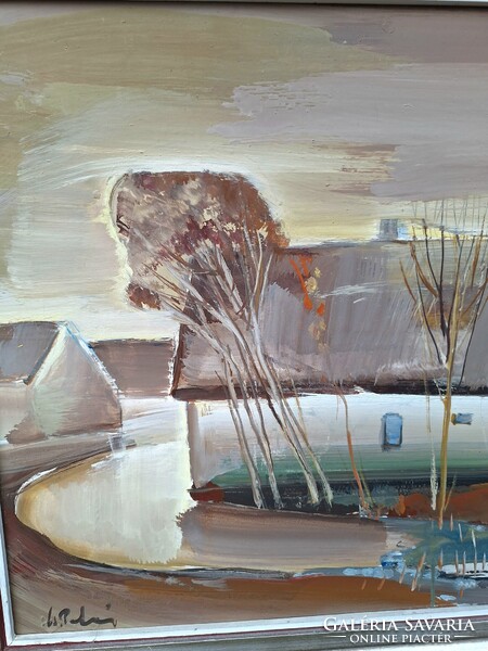 Cs.Pataj Mihály : Tanya Olajfestmény