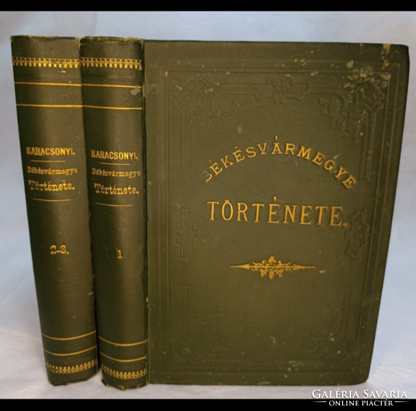 Békésvármegye története I. -II.- III kötet Dr.Karácsonyi János (1896)
