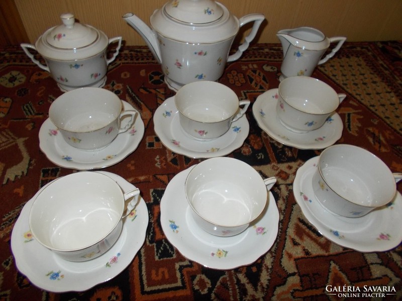 Zsolnay Manófüles teás készlet