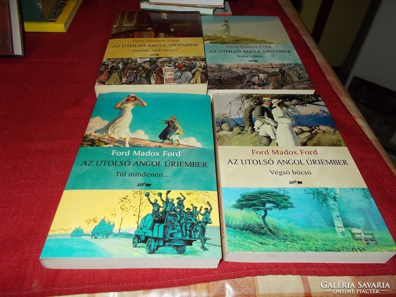 Ford Maddox Ford.Az utolsó angol úriember 4-kötetes.