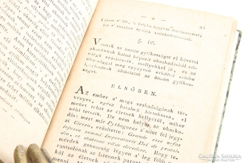 1818 Miskolc - Török Damascén - Az önnön gyilkosságról Ritka példány szép állapotban !!