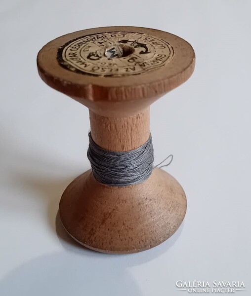 Antik fa cérnaorsó spulni Első Magyar Cérnagyár RT.