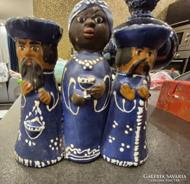 Kerámia szobor pár