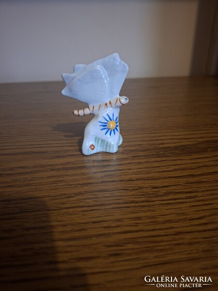 Porcelán pillangó, lepke. Hibátlan. Jelzett