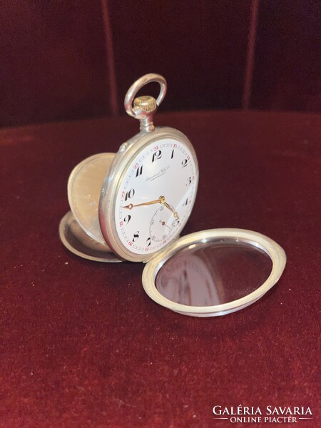 IWC Schaffhausen Ezüst /800/- as Antik /1900/- as évek Zsebóra
