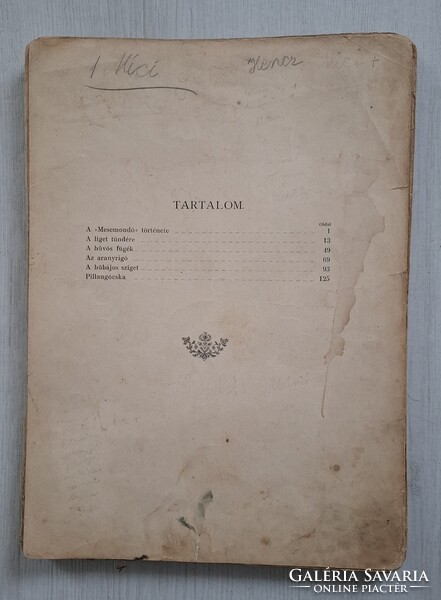 Ritka antik mesekönyv