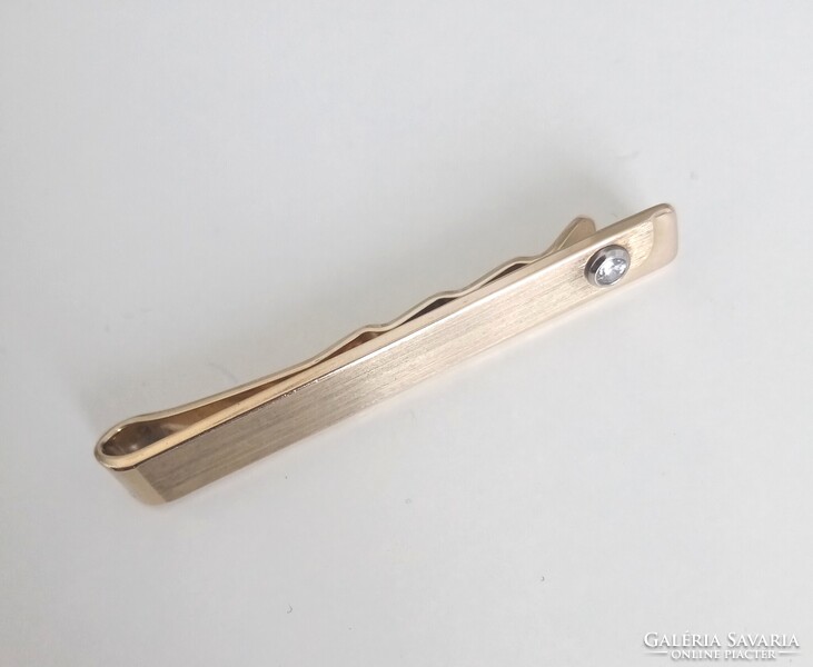 Aranyozott, 835 ezüst nyakkendőtű