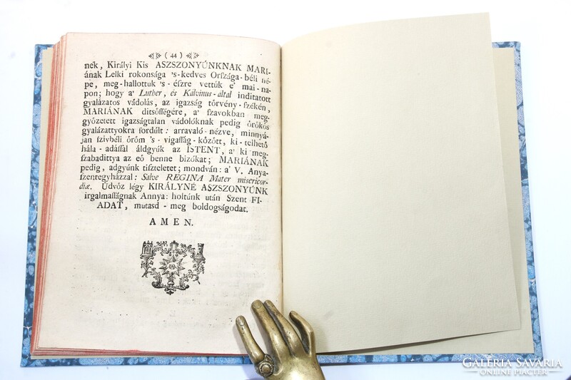 1769 - Telek József - Daniel törvény-széke Gyönyörű Binder rézmetszettel illusztrált ritka könyv !!