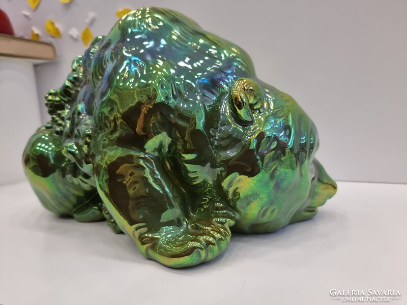 Zsolnay eosin Szolos Medve