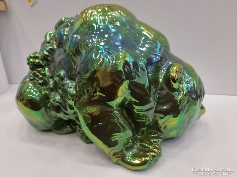 Zsolnay eosin Szolos Medve