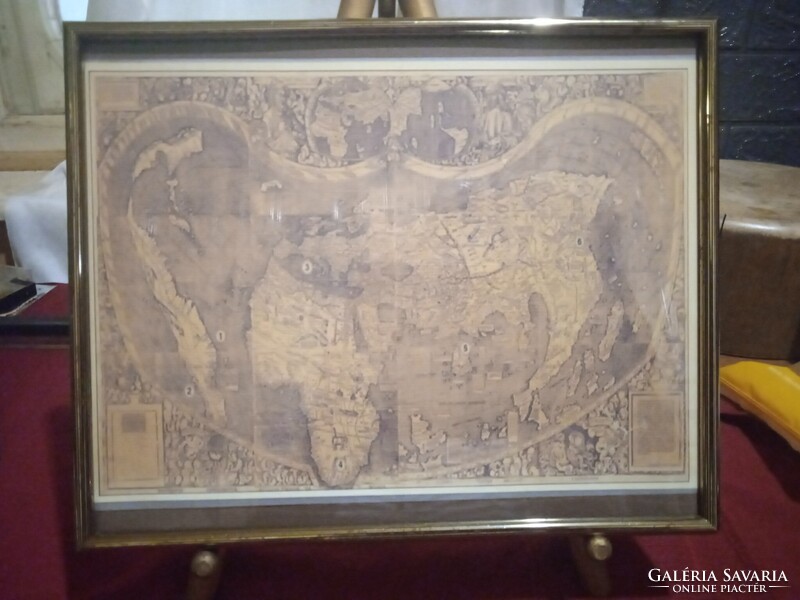 24 x 30 cm framed old world paint brushed by myself depicting the 15 th century