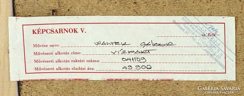 1Z093 Walter Gábor : "Vízpart"