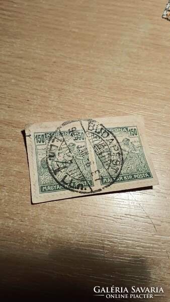 1920/1924, ARATÓ,  BUDAPEST KÖRBÉLYEGZÉS, BÉLYEGPÁR