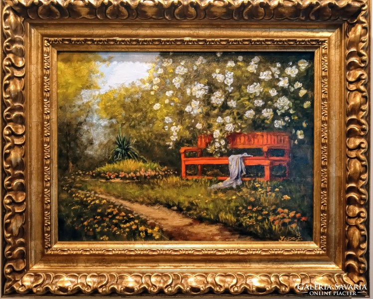 Zsitva Zoltán Tavasz 2021 olajfestmény