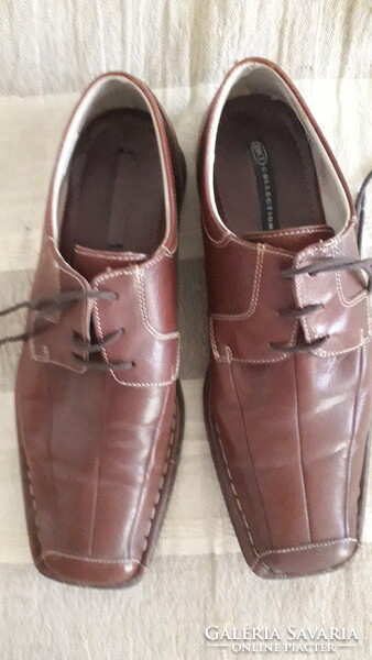 BKT olasz barna bőr vízálló fűzős zárt félcipő férfi 43 újszerű