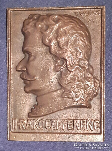 II RÁKÓCZI FERENC – 1676–1735 plakett