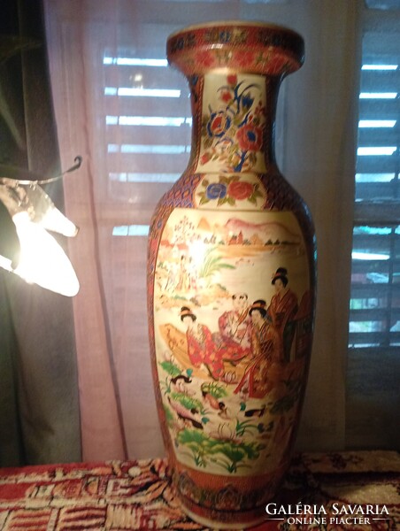 Kínai vagy Japán 60 cm  padló vàza 22..Sok Aukció és Akciók Vegye Vigye Gyűjtemény