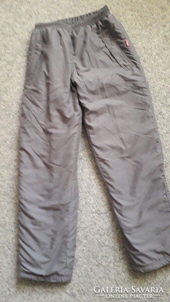 Reima szürke vastag cipzáros zsebes gumis derekú sínadrág 158 újszerű.