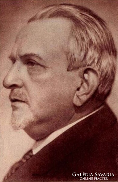 ​Magyar Mannheimer Gusztáv (1859–1937): Viharos balatoni táj, reprezentatív blondel díszkeretben