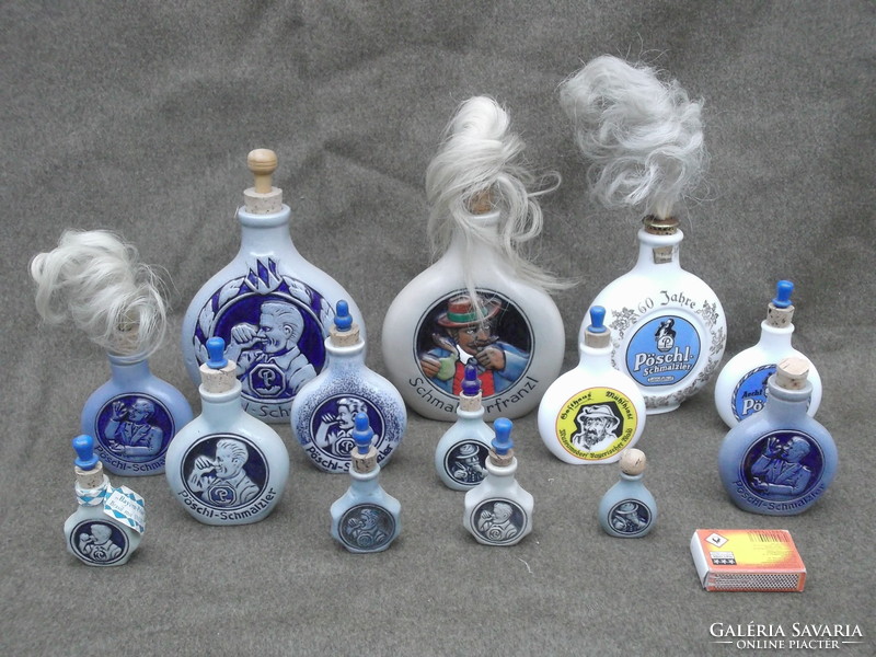 Tubák, burnót tartó gyűjtemény.