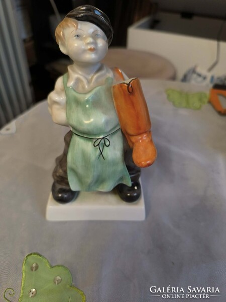 Herendi porcelán fugura, hibátlan: Suszter