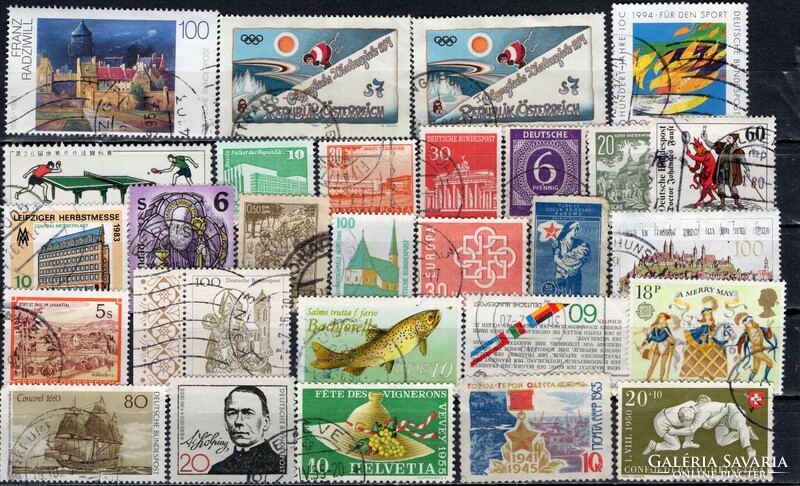 Pecsételt vegyes hibátlan kis gyűjtemény.   336.