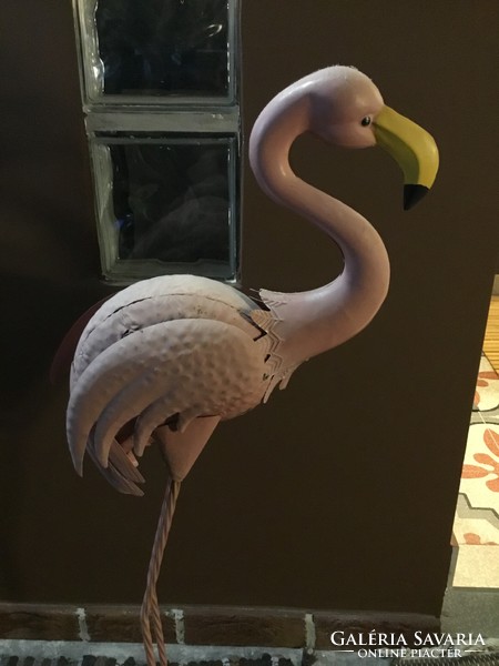 Flamingó kerti dísz / lakásdísz / dekorfigura / szobor