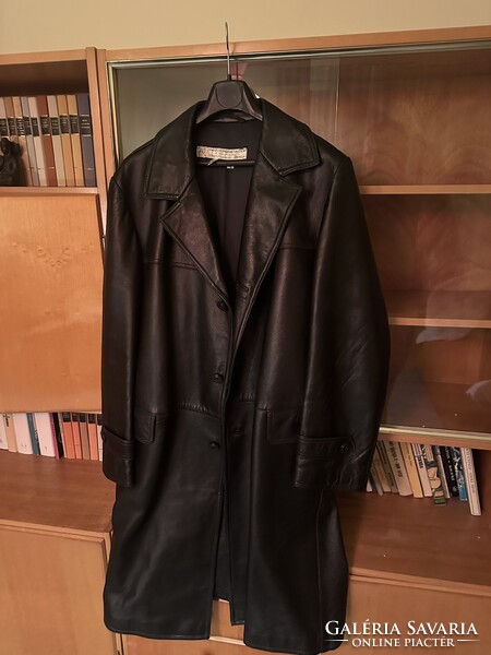 RETRO Fővárosi Kézműipari vállalat Műanyagfeldolgozó üzemága - bőr kabát férfi - nagyobb méretű