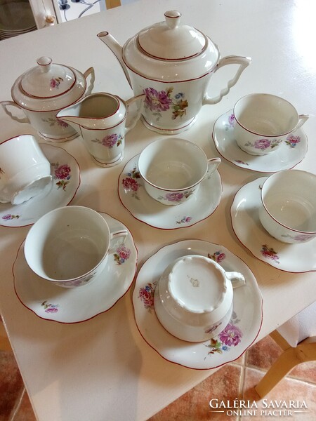 Zsolnay elf-eared coffee/tea set