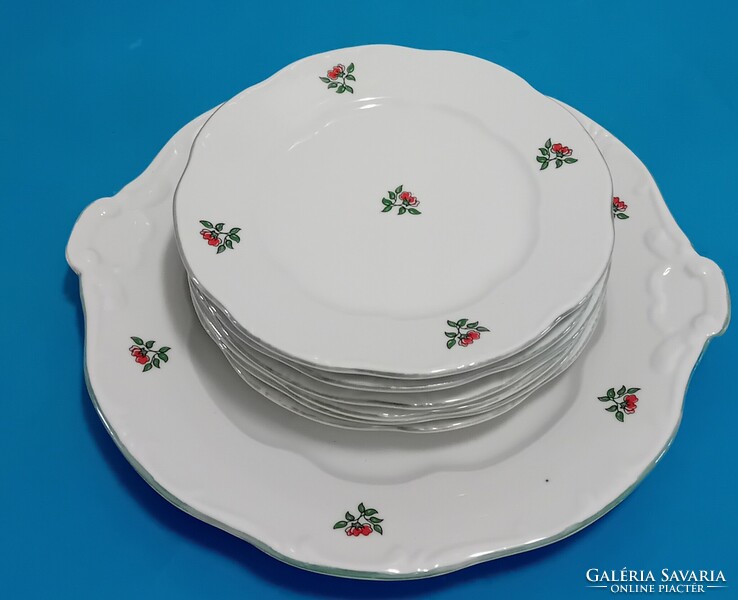 Zsolnay süteményes  készlet