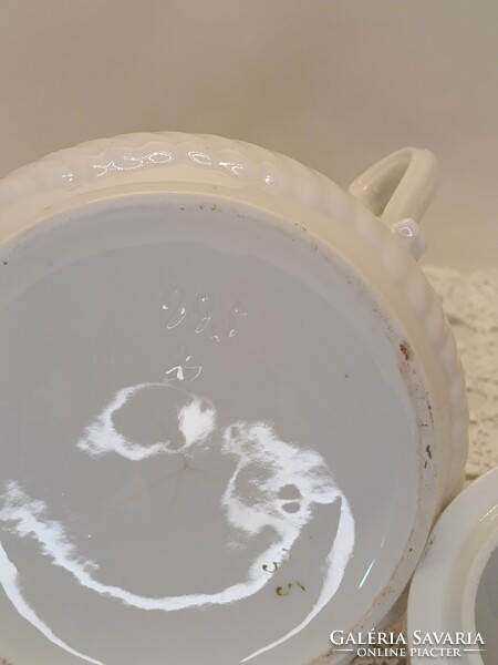 Különleges mintájú vintage porcelán BONBONIER / cukortartó