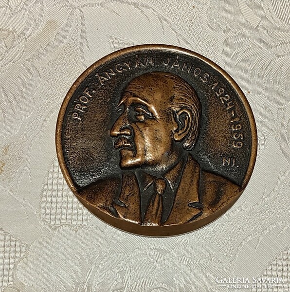 Novotarszky István : Prof. Ángyán János emlék plakett