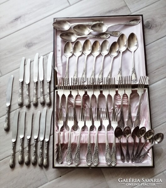 Regi orosz  ZIS MNC ezustozott etkeszlet