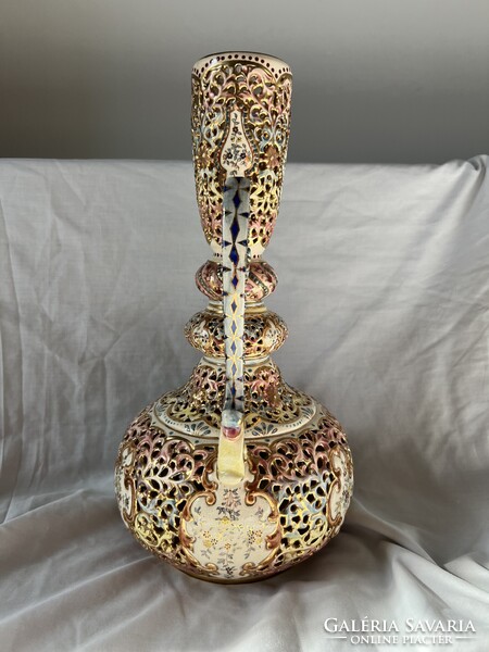 Fischer Ignác áttört díszváza