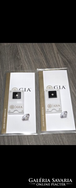 GIA 1.00 ct  modern kerek briliáns csiszolású természetes gyémántok