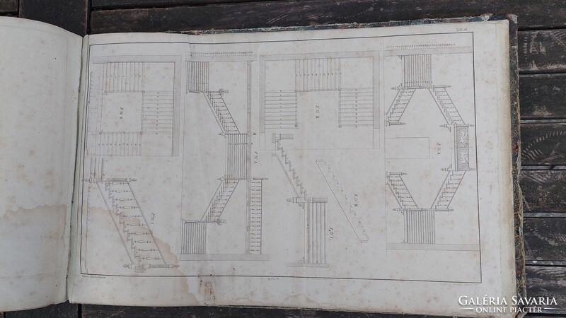 Ácsmunkák "Romberg's Zimmerwerkbaukunst" 1850 körül