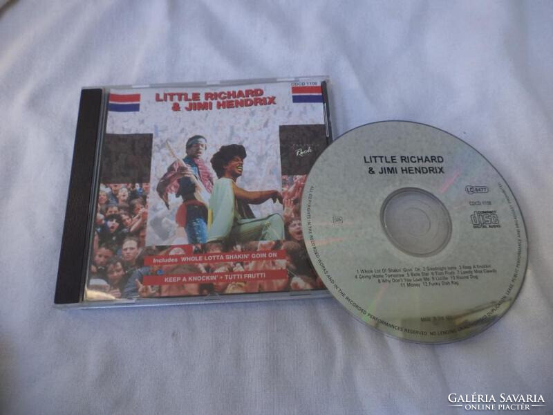 Little Richard & Jimi Hendrix CD (3744)