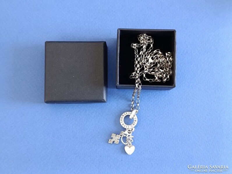 Thomas Sabo ezüst nyaklánc charmokkal