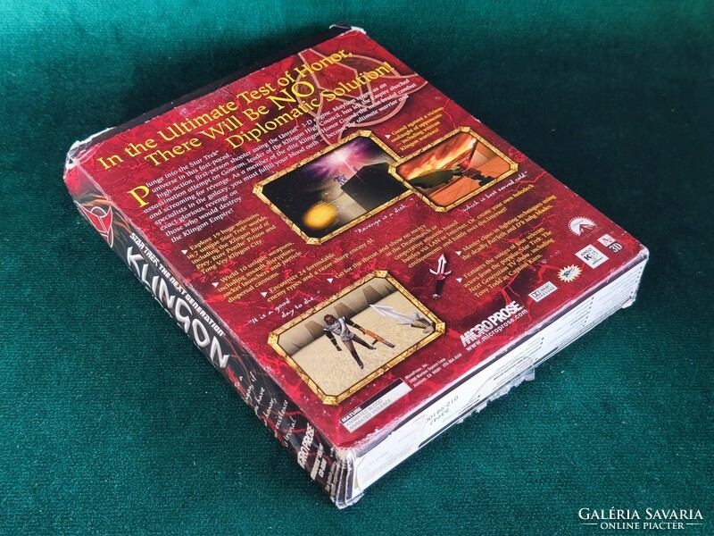 Star Trek TNG Klingon Honor Guard PC Big Box (1990-99').