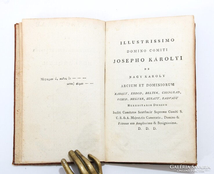 1802 - A magyarok eredetéről, őshazájáról és nyelvéről Thomas Ernő Ferdinánd orvos értekezése Ritka!