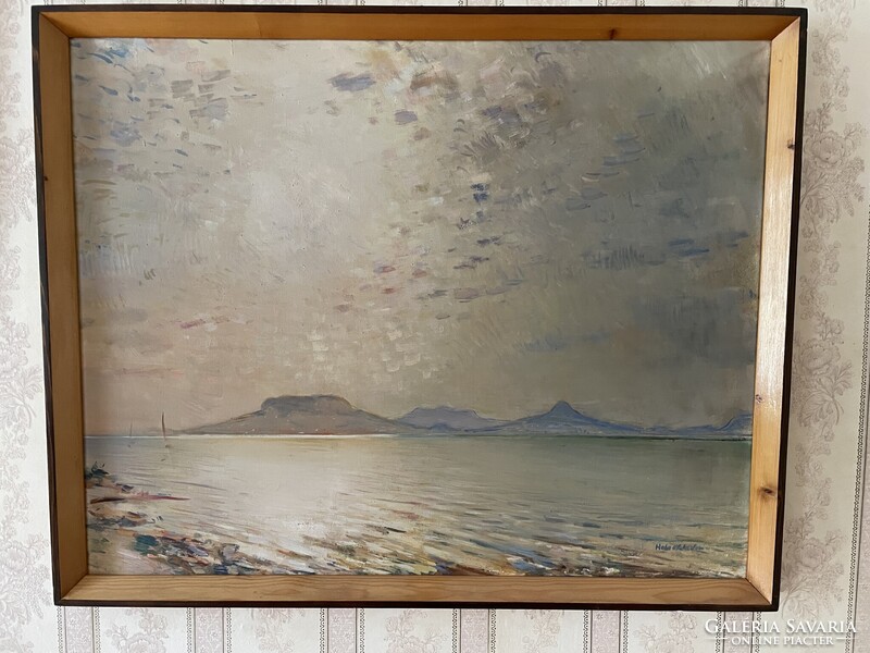 Badacsonyi látkép festmény